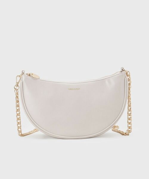 OPAQUE.CLIP / オペーク ドット クリップ ハンドバッグ | 【2WAY】オイル調合皮チェーンハンドルムーンミドルバッグ | 詳細7