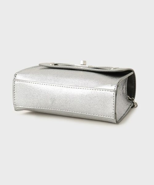 OPAQUE.CLIP / オペーク ドット クリップ ショルダーバッグ | シャイニー合皮スクエアデザインチェーンミニショルダーバッグ | 詳細15