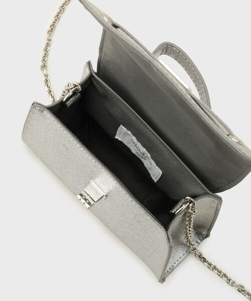 OPAQUE.CLIP / オペーク ドット クリップ ショルダーバッグ | シャイニー合皮スクエアデザインチェーンミニショルダーバッグ | 詳細19