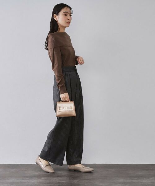 OPAQUE.CLIP / オペーク ドット クリップ ショルダーバッグ | シャイニー合皮スクエアデザインチェーンミニショルダーバッグ | 詳細2