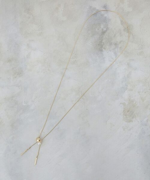 OPAQUE.CLIP / オペーク ドット クリップ ネックレス・ペンダント・チョーカー | パール調ビジュースライドネックレス | 詳細2