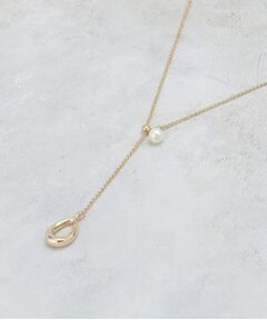 OPAQUE.CLIP / オペーク ドット クリップ ネックレス・ペンダント・チョーカー | 【2WAY】Y字パール調ネックレス