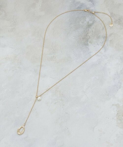 OPAQUE.CLIP / オペーク ドット クリップ ネックレス・ペンダント・チョーカー | 【2WAY】Y字パール調ネックレス | 詳細2