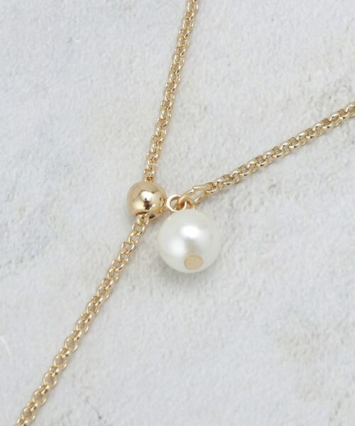 OPAQUE.CLIP / オペーク ドット クリップ ネックレス・ペンダント・チョーカー | 【2WAY】Y字パール調ネックレス | 詳細4