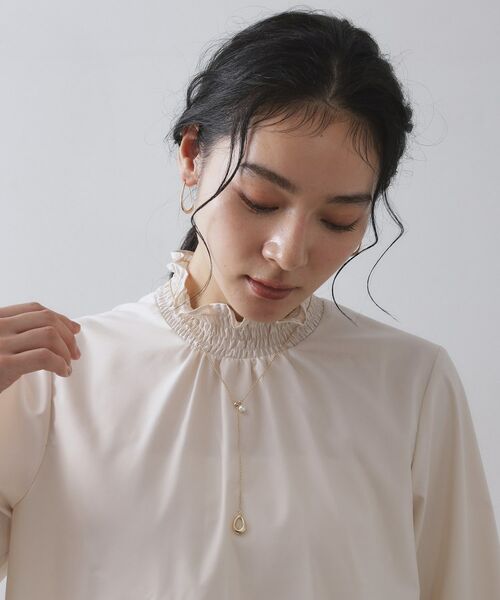 OPAQUE.CLIP / オペーク ドット クリップ ネックレス・ペンダント・チョーカー | 【2WAY】Y字パール調ネックレス | 詳細6