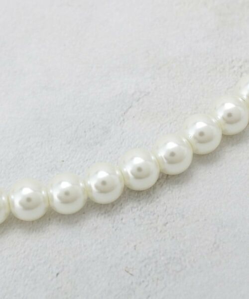 OPAQUE.CLIP / オペーク ドット クリップ ネックレス・ペンダント・チョーカー | パール調ベロアラリエット風ネックレス | 詳細2