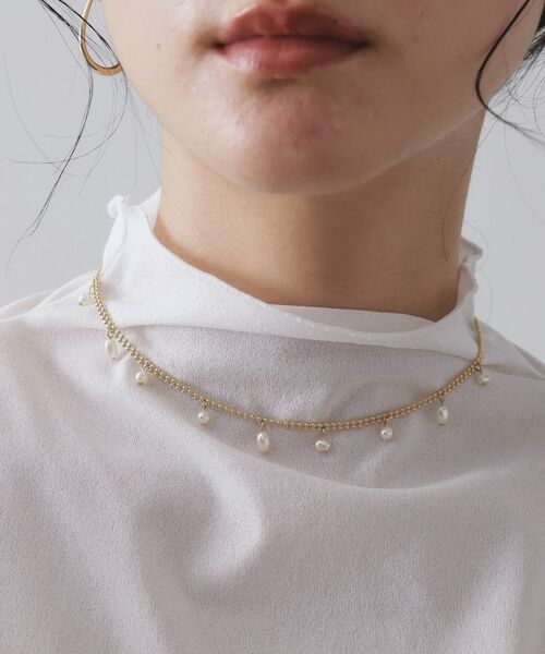 OPAQUE.CLIP / オペーク ドット クリップ ネックレス・ペンダント・チョーカー | 【2SET】2連フェイクパールチェーンネックレス | 詳細6