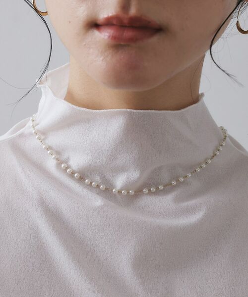 OPAQUE.CLIP / オペーク ドット クリップ ネックレス・ペンダント・チョーカー | 【2SET】2連フェイクパールチェーンネックレス | 詳細7
