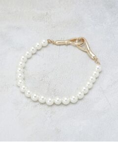 OPAQUE.CLIP / オペーク ドット クリップ ブレスレット・バングル | フェイクパールフック付きブレスレット