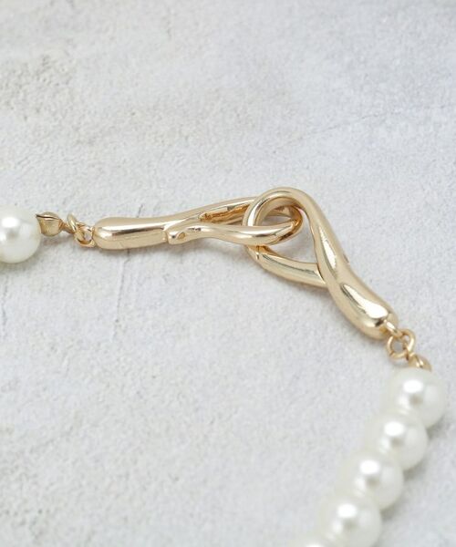 OPAQUE.CLIP / オペーク ドット クリップ ブレスレット・バングル | フェイクパールフック付きブレスレット | 詳細2