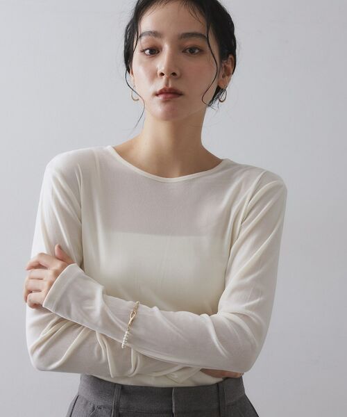 OPAQUE.CLIP / オペーク ドット クリップ ブレスレット・バングル | フェイクパールフック付きブレスレット | 詳細3