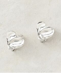 OPAQUE.CLIP / オペーク ドット クリップ ピアス・イヤリング | 変型ハートモチーフイヤリング