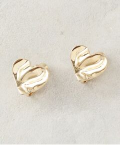 OPAQUE.CLIP / オペーク ドット クリップ ピアス・イヤリング | 変型ハートモチーフイヤリング