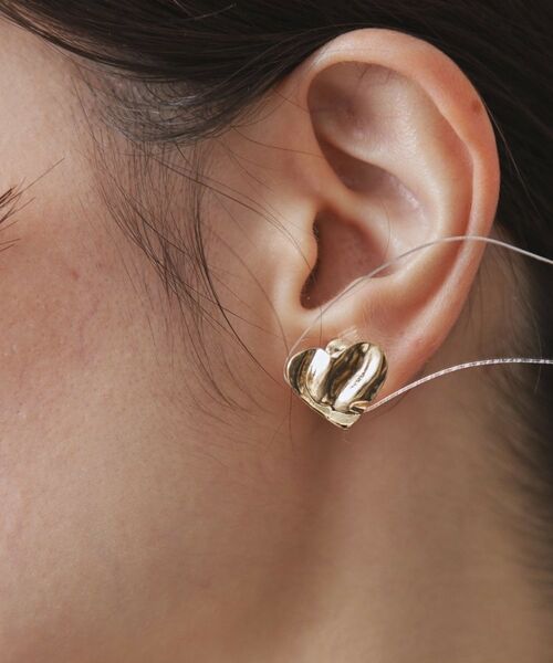 OPAQUE.CLIP / オペーク ドット クリップ ピアス・イヤリング | 変型ハートモチーフイヤリング | 詳細4