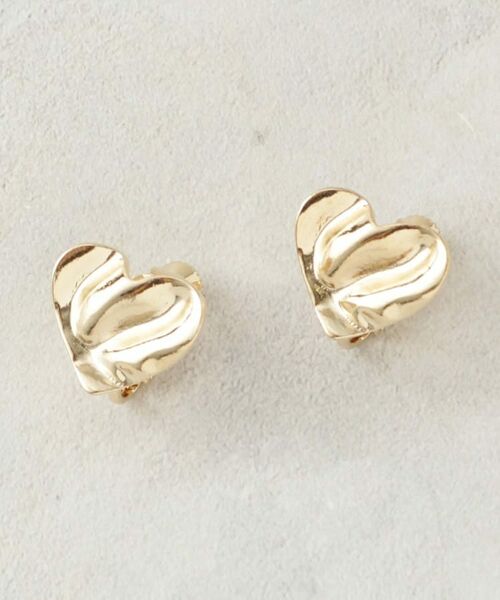 OPAQUE. CLIP/オペーク ドット クリップ 変型ハートモチーフイヤリング ゴールド(007) 00 OPAQUE. CLIP/オペーク ドット クリップ 変型ハートモチーフイヤリング ゴールド(007) 00