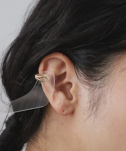 OPAQUE.CLIP / オペーク ドット クリップ ピアス・イヤリング | ビジュー×メタル 2個SETイヤカフ | 詳細5