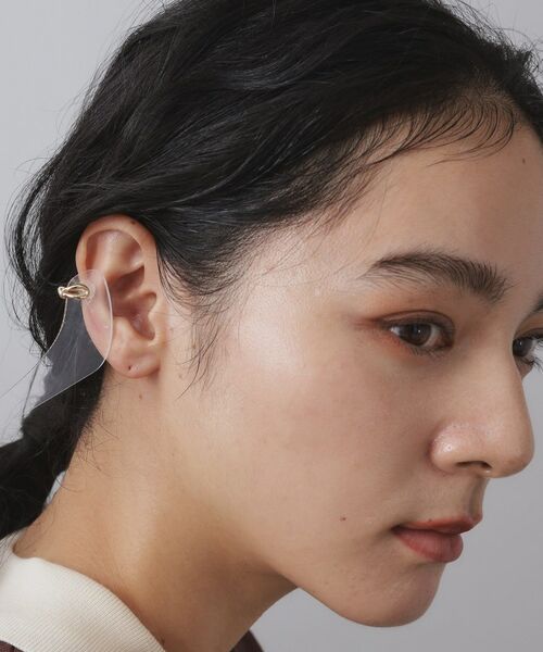 OPAQUE.CLIP / オペーク ドット クリップ ピアス・イヤリング | ビジュー×メタル 2個SETイヤカフ | 詳細6