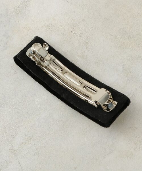 OPAQUE.CLIP / オペーク ドット クリップ ヘアアクセサリー | ビジュー付きベロアバレッタ | 詳細2