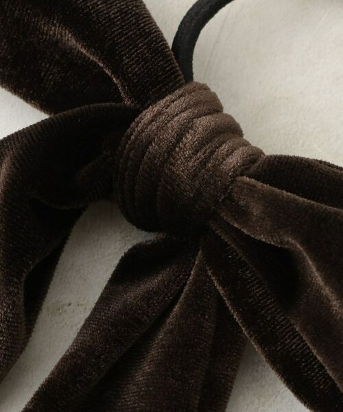 OPAQUE.CLIP / オペーク ドット クリップ ヘアアクセサリー | ベロアリボンポニー | 詳細3