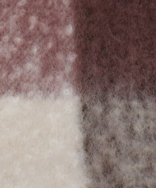 OPAQUE.CLIP / オペーク ドット クリップ マフラー・ショール・スヌード・ストール | マルチカラーチェックボリュームストール | 詳細2