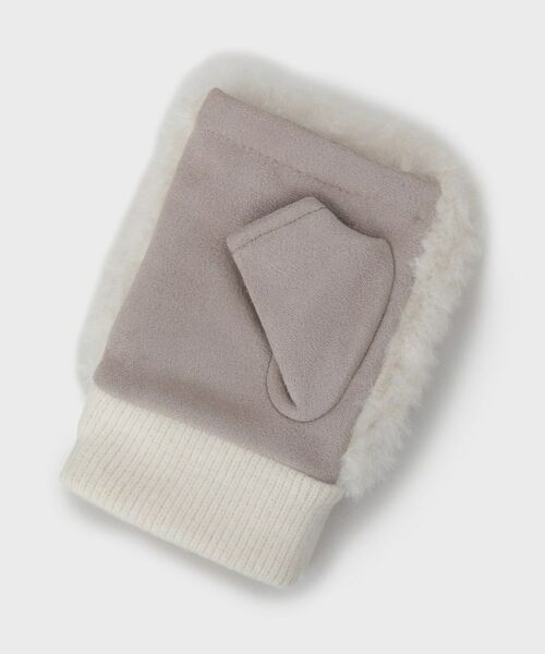 OPAQUE.CLIP / オペーク ドット クリップ 手袋 | フェイクファーフィンガーレスグローブ | 詳細2