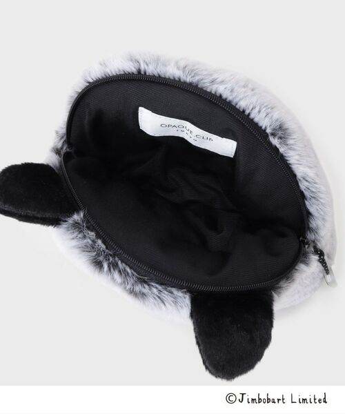 OPAQUE.CLIP / オペーク ドット クリップ ポーチ | 【ジムボバートコラボ】フェイクファーアニマルフェイス型ポーチ | 詳細4