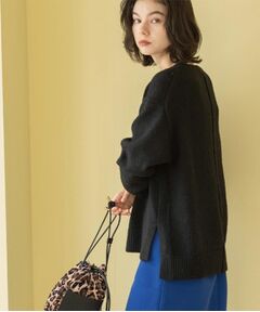 OPAQUE.CLIP / オペーク ドット クリップ ニット・セーター | リラクシークルーネックニット【洗濯機OK】