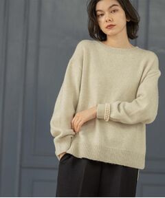 OPAQUE.CLIP / オペーク ドット クリップ ニット・セーター | リラクシークルーネックニット【洗濯機OK】