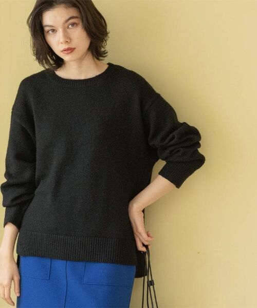 OPAQUE.CLIP / オペーク ドット クリップ ニット・セーター | リラクシークルーネックニット【洗濯機OK】 | 詳細11