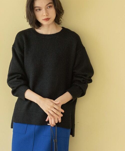 OPAQUE.CLIP / オペーク ドット クリップ ニット・セーター | リラクシークルーネックニット【洗濯機OK】 | 詳細12