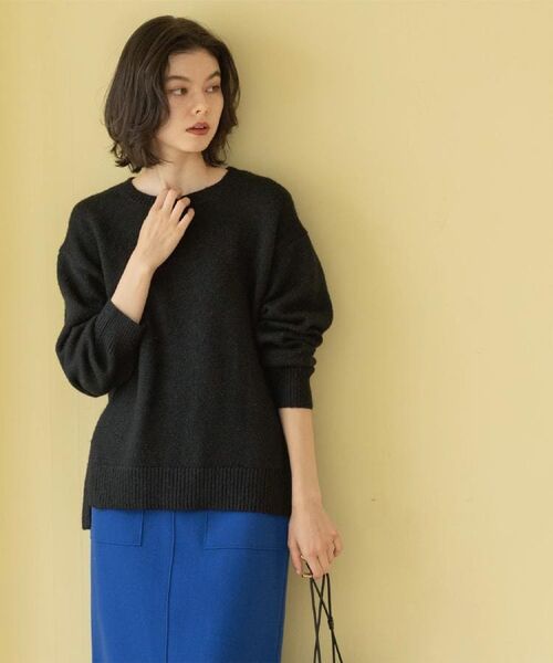 OPAQUE.CLIP / オペーク ドット クリップ ニット・セーター | リラクシークルーネックニット【洗濯機OK】 | 詳細13