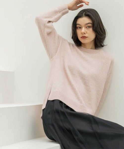 OPAQUE.CLIP / オペーク ドット クリップ ニット・セーター | リラクシークルーネックニット【洗濯機OK】 | 詳細20