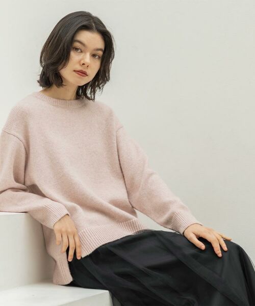 OPAQUE.CLIP / オペーク ドット クリップ ニット・セーター | リラクシークルーネックニット【洗濯機OK】 | 詳細21