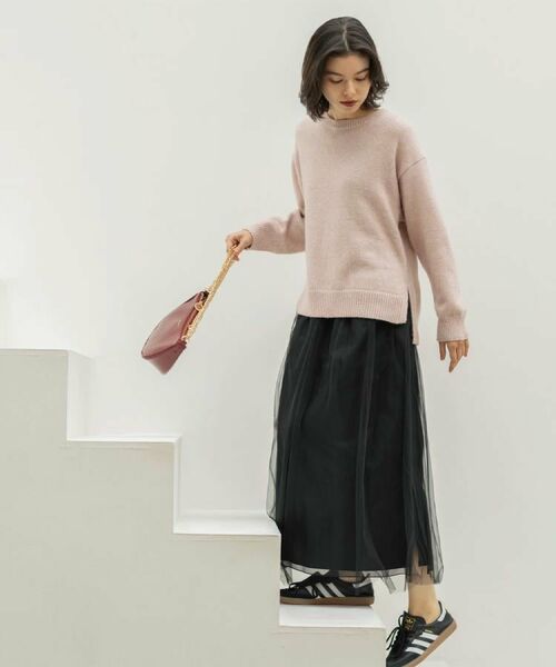 OPAQUE.CLIP / オペーク ドット クリップ ニット・セーター | リラクシークルーネックニット【洗濯機OK】 | 詳細23