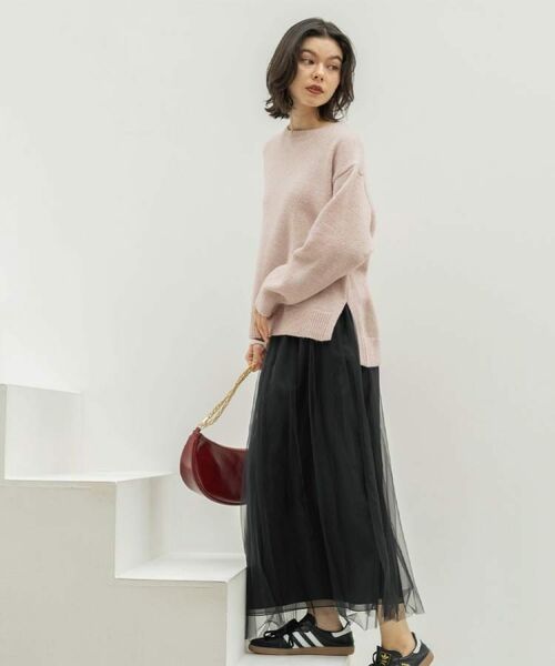 OPAQUE.CLIP / オペーク ドット クリップ ニット・セーター | リラクシークルーネックニット【洗濯機OK】 | 詳細24