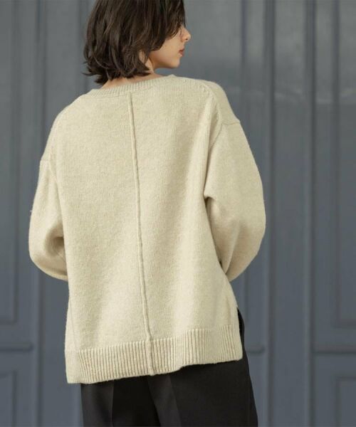 OPAQUE.CLIP / オペーク ドット クリップ ニット・セーター | リラクシークルーネックニット【洗濯機OK】 | 詳細29