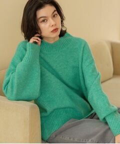 OPAQUE.CLIP / オペーク ドット クリップ ニット・セーター | ふわふわハイネックニット【洗濯機OK】《12col》