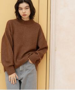 OPAQUE.CLIP / オペーク ドット クリップ ニット・セーター | ふわふわハイネックニット【洗濯機OK】《12col》