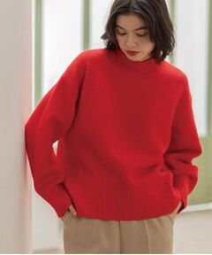 OPAQUE.CLIP / オペーク ドット クリップ ニット・セーター | ふわふわハイネックニット【洗濯機OK】《12col》