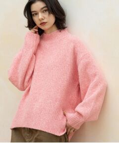 OPAQUE.CLIP / オペーク ドット クリップ ニット・セーター | ふわふわハイネックニット【洗濯機OK】《12col》