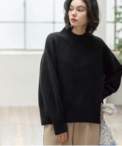 OPAQUE.CLIP / オペーク ドット クリップ ニット・セーター | ふわふわハイネックニット【洗濯機OK】《12col》