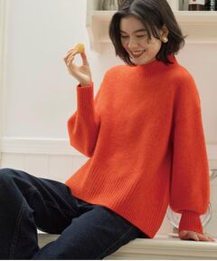 OPAQUE.CLIP / オペーク ドット クリップ ニット・セーター | ふわふわハイネックニット【洗濯機OK】《12col》