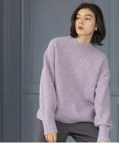 OPAQUE.CLIP / オペーク ドット クリップ ニット・セーター | ふわふわハイネックニット【洗濯機OK】《12col》