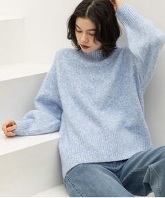 OPAQUE.CLIP / オペーク ドット クリップ ニット・セーター | ふわふわハイネックニット【洗濯機OK】《12col》