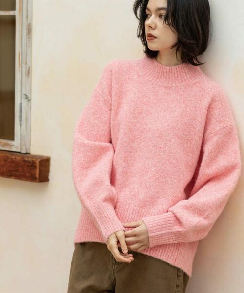 OPAQUE.CLIP / オペーク ドット クリップ ニット・セーター | ふわふわハイネックニット【洗濯機OK】《12col》 | 詳細15