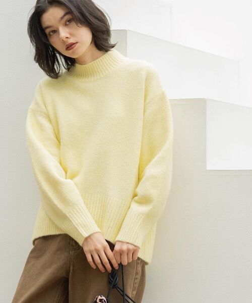 OPAQUE.CLIP / オペーク ドット クリップ ニット・セーター | ふわふわハイネックニット【洗濯機OK】《12col》 | 詳細2