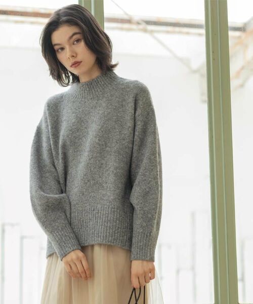 OPAQUE.CLIP / オペーク ドット クリップ ニット・セーター | ふわふわハイネックニット【洗濯機OK】《12col》 | 詳細24