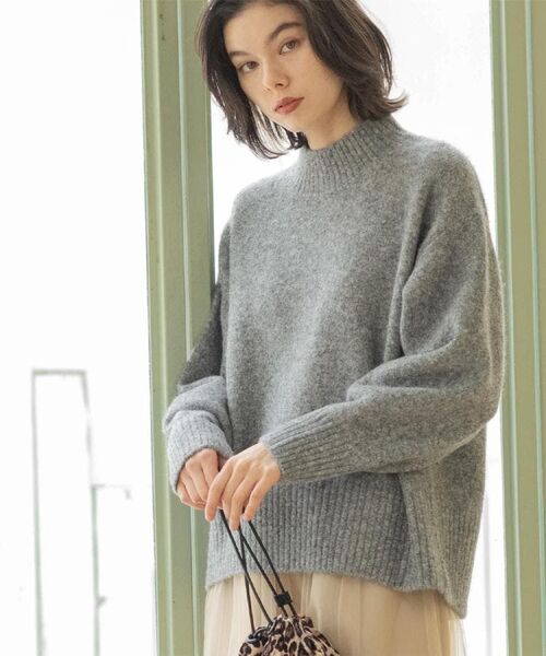 OPAQUE.CLIP / オペーク ドット クリップ ニット・セーター | ふわふわハイネックニット【洗濯機OK】《12col》 | 詳細26