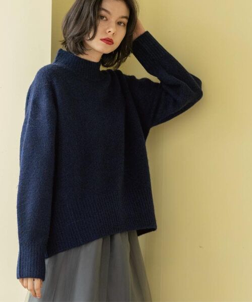 OPAQUE.CLIP / オペーク ドット クリップ ニット・セーター | ふわふわハイネックニット【洗濯機OK】《12col》 | 詳細27