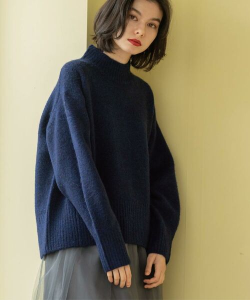 OPAQUE.CLIP / オペーク ドット クリップ ニット・セーター | ふわふわハイネックニット【洗濯機OK】《12col》 | 詳細29